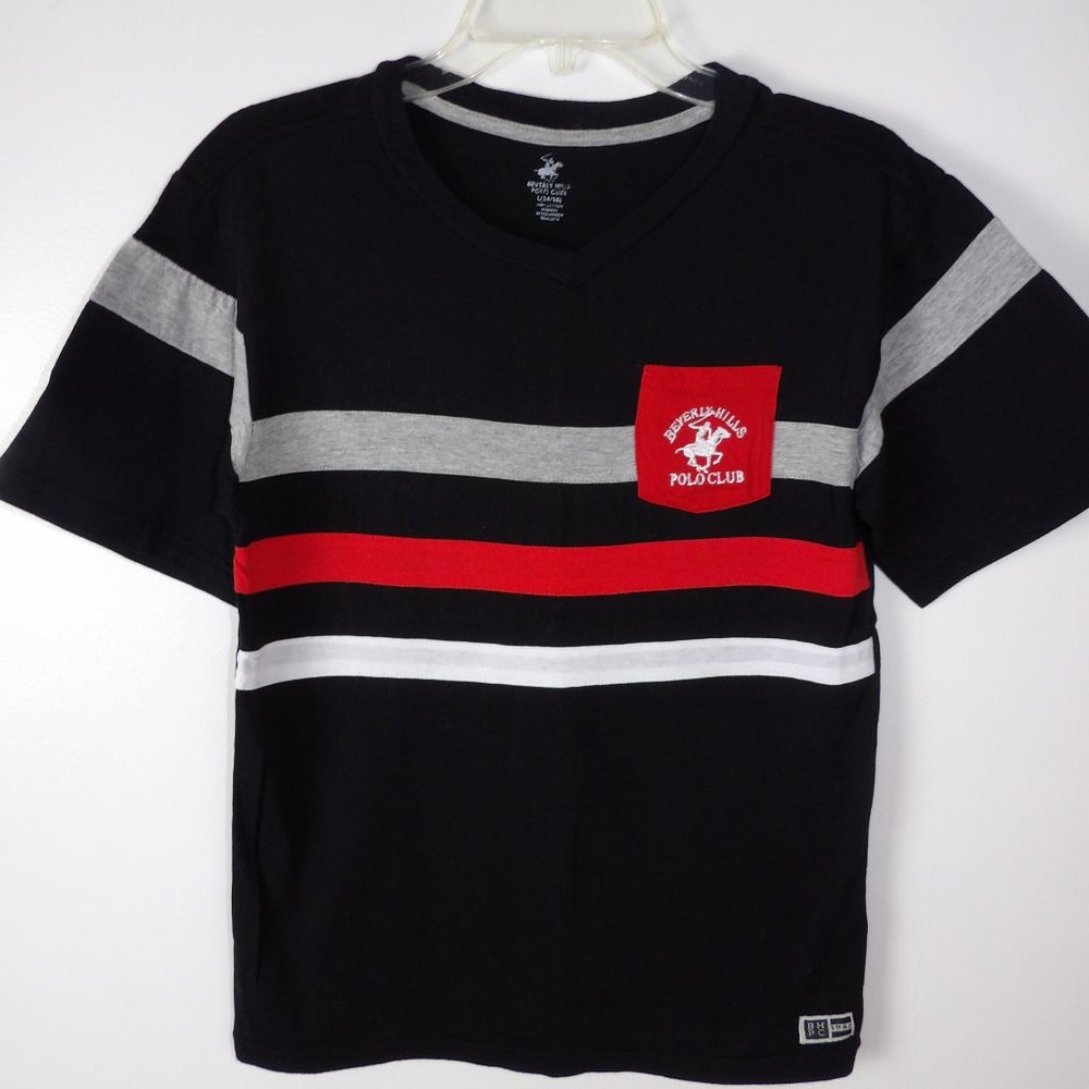 Big Boys Beverly Hills Polo Club Pullover V-Neck Top